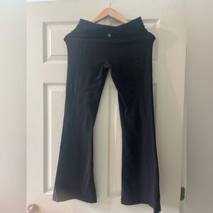 Black Flared Yoga Pants